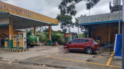 Long An: Trạm sạc VinFast - Cửa hàng xăng dầu KK Petro số 31